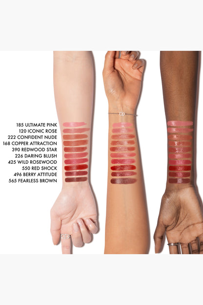 CHRISTIAN DIOR ROUGE DIOR ON STAGE LIPSTICK (390 REDWOOD STAR SHINE)