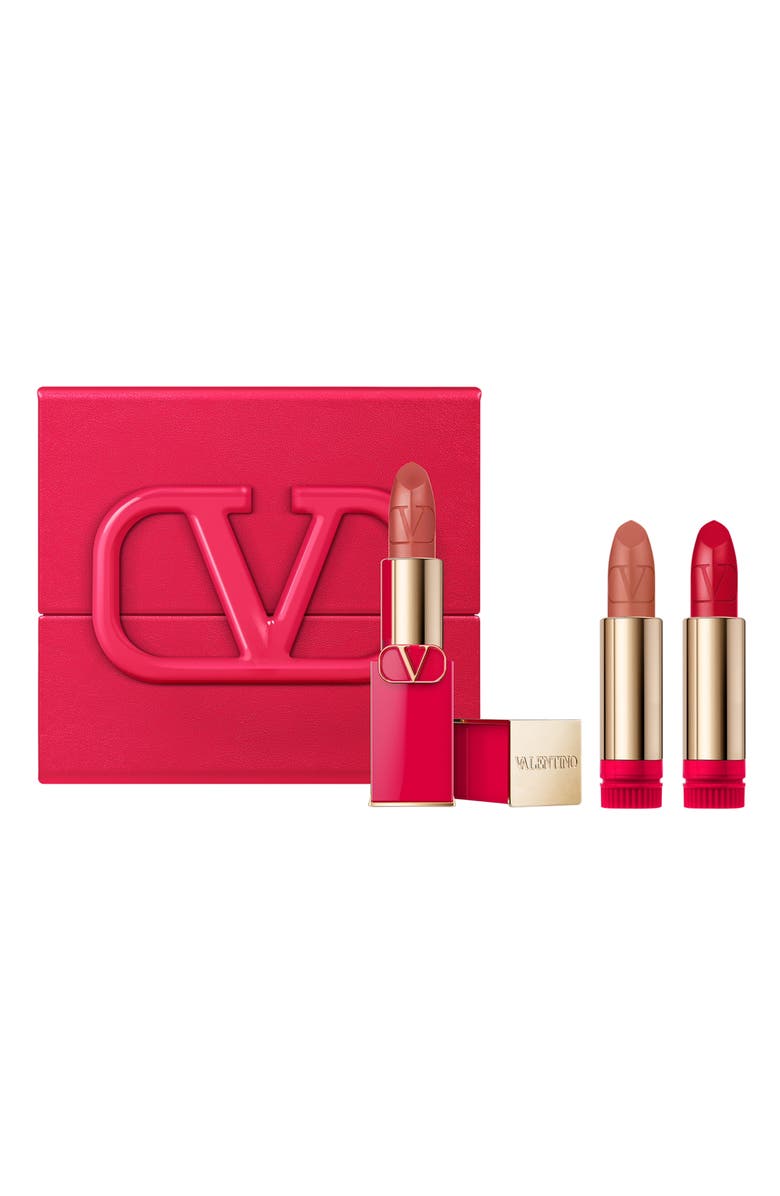Rosso Valentino 3-Piece Refillable Lipstick Set
