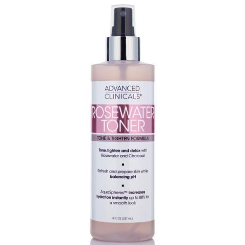 ADVANCED CLINICALS ROSEWATER TONER TONE & TIGHTEN FORMULA