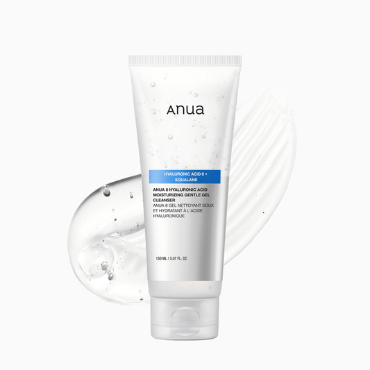 anua 8 Hyaluronic Acid Moisturizing Gentle Gel Cleanser