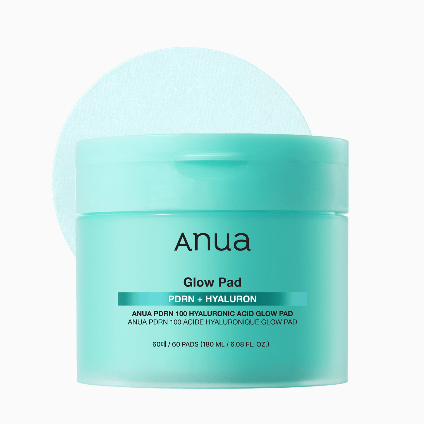 ANUA PDRN 100 HYALAURONIC ACID GLOW PAD (60 PADS)