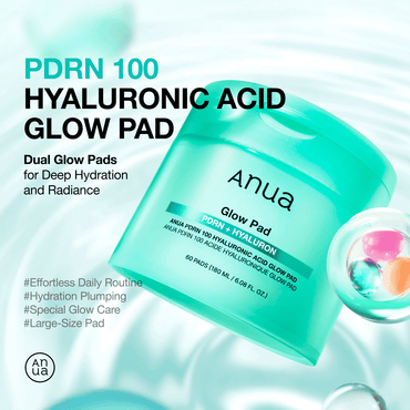 ANUA PDRN 100 HYALAURONIC ACID GLOW PAD (60 PADS)