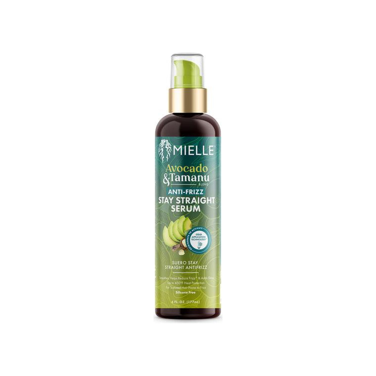 MIELLE Avocado & Tamanu Anti-Frizz Stay Straight Serum 177 ML