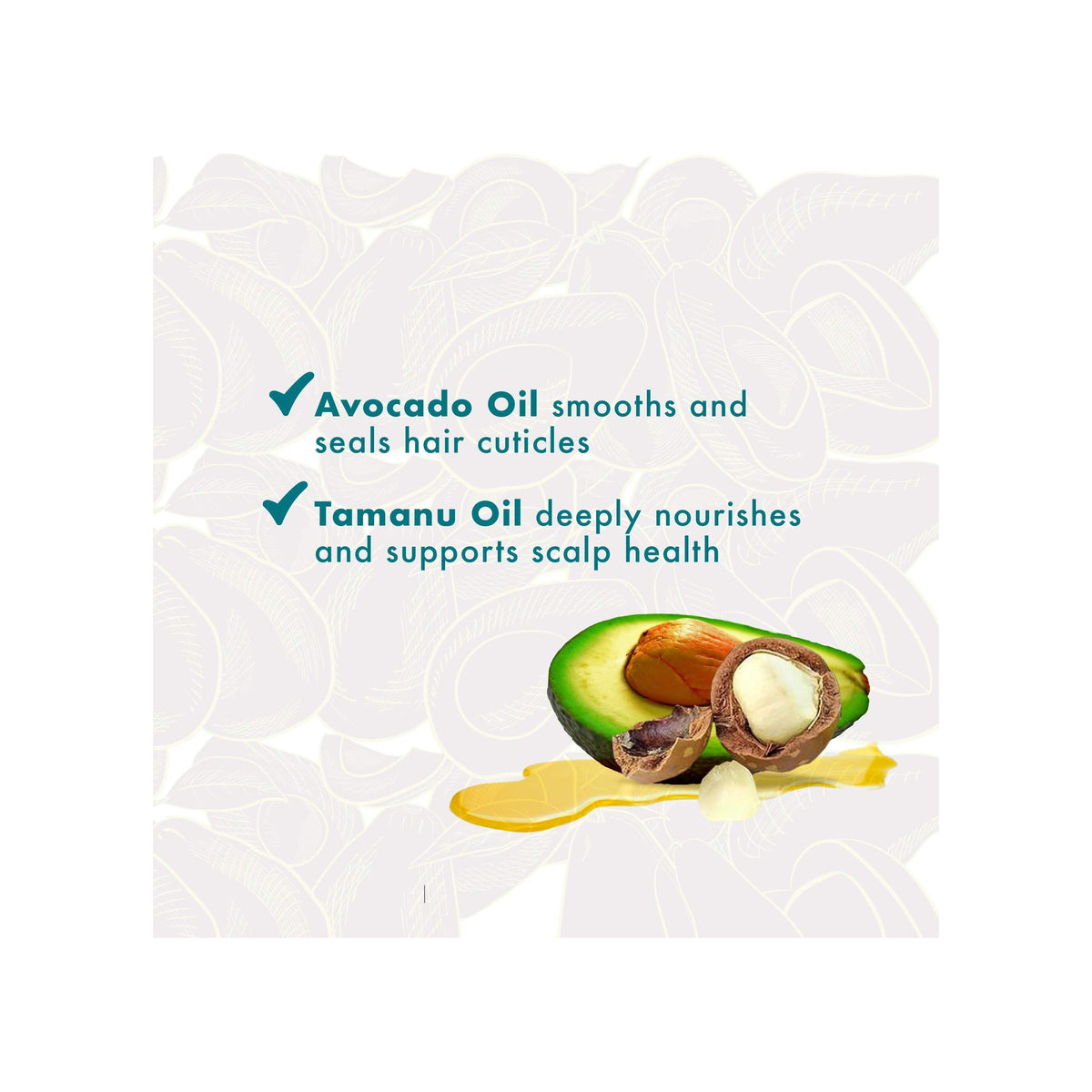 MIELLE Avocado & Tamanu Anti-Frizz Stay Straight Serum 177 ML — view 2