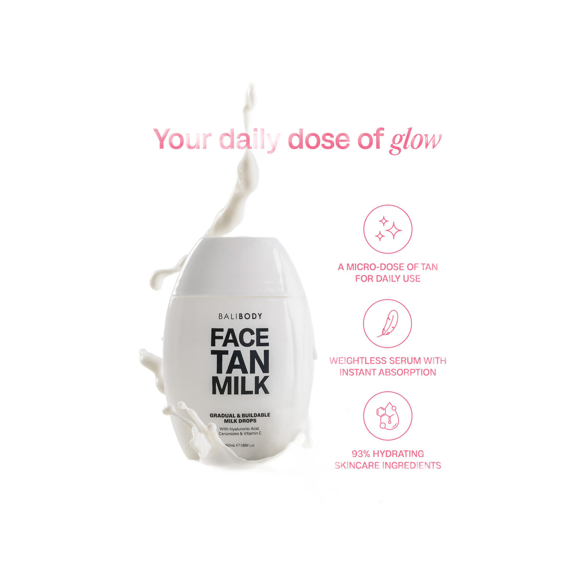 Bali Body Face Tan Milk Gradual Milk Drops