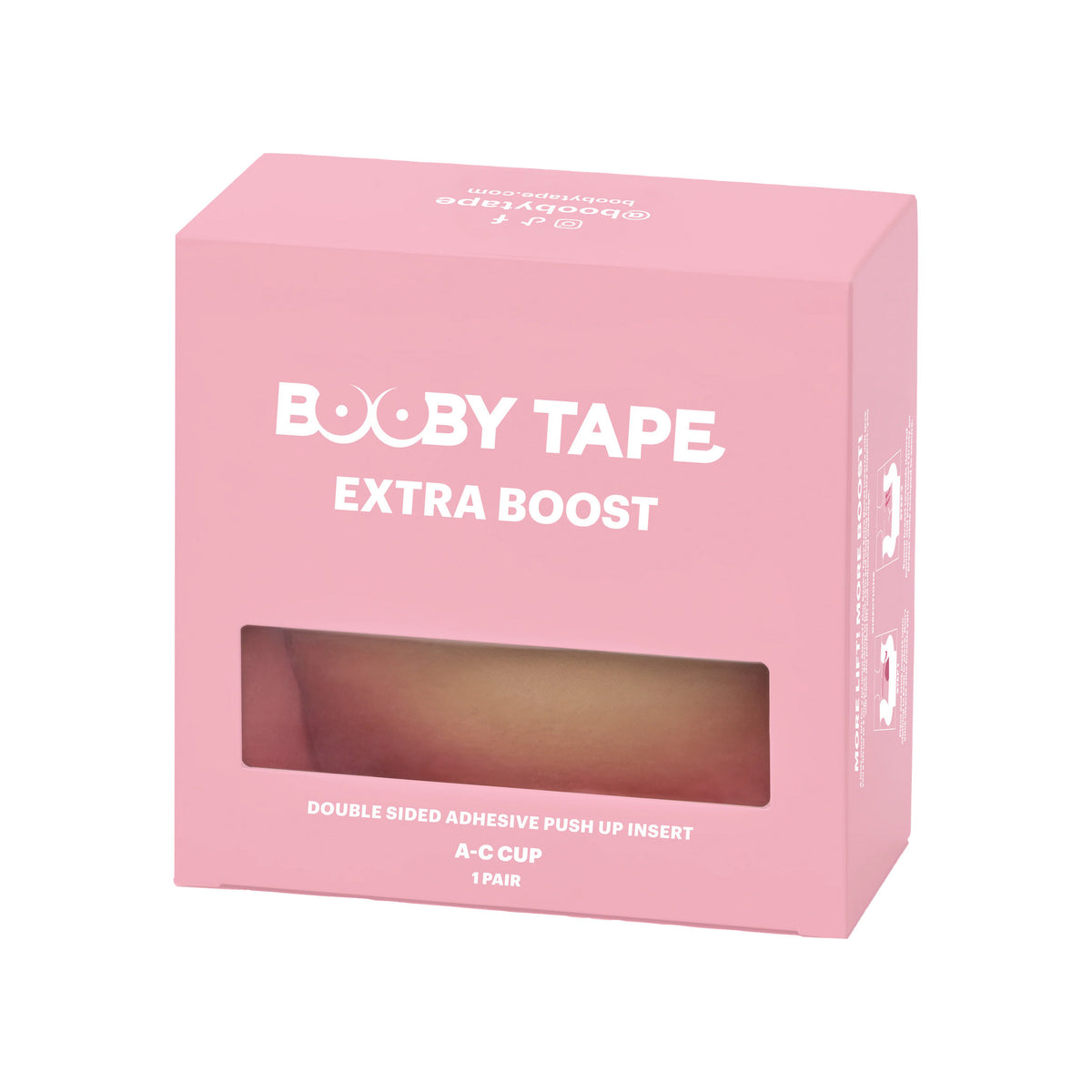 BOOBY TAPE Booby Tape Boost Double Sided Adhesive Push Up Insert — 1 Pair