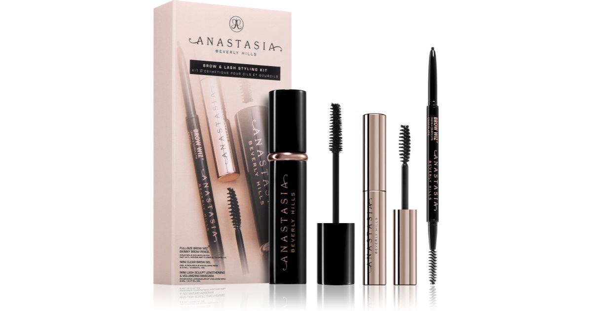 ANASTASIA BEVERLY HILLS BROW & LASH STYLING KIT  (EBONY)