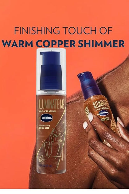 VASELINE ILLUMINATE SHIMMERING BODY OIL SIZE 97 ML