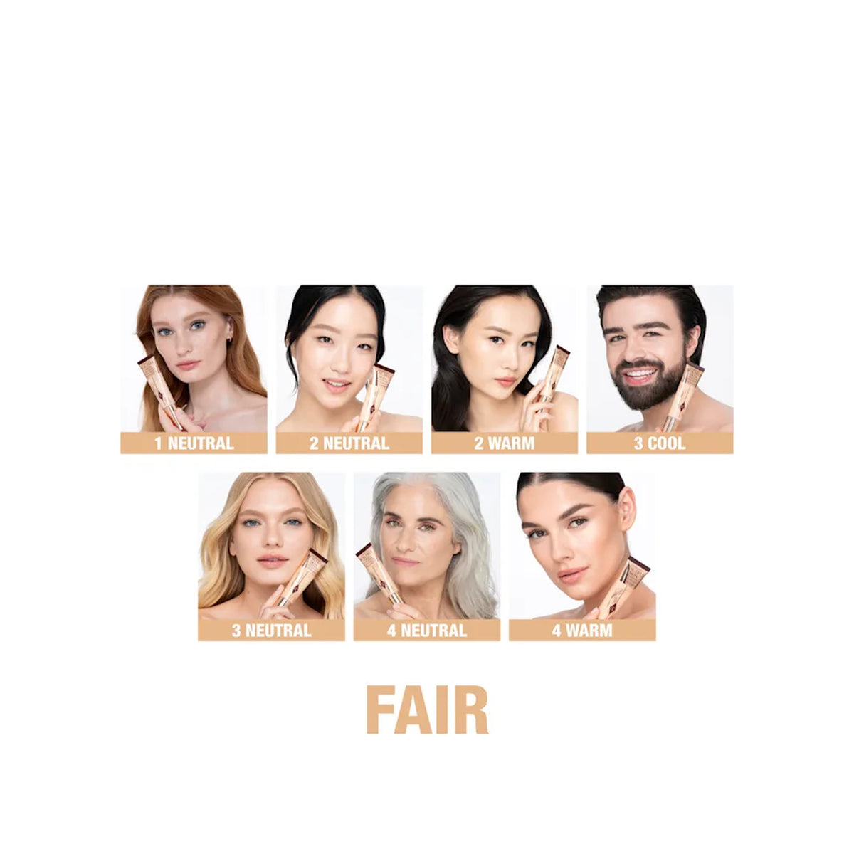 CHARLOTTE TILBURY Charlotte Tilbury Beautiful Skin Medium Coverage Liquid Foundation with Hyaluronic Acid — 1 Neutral — view