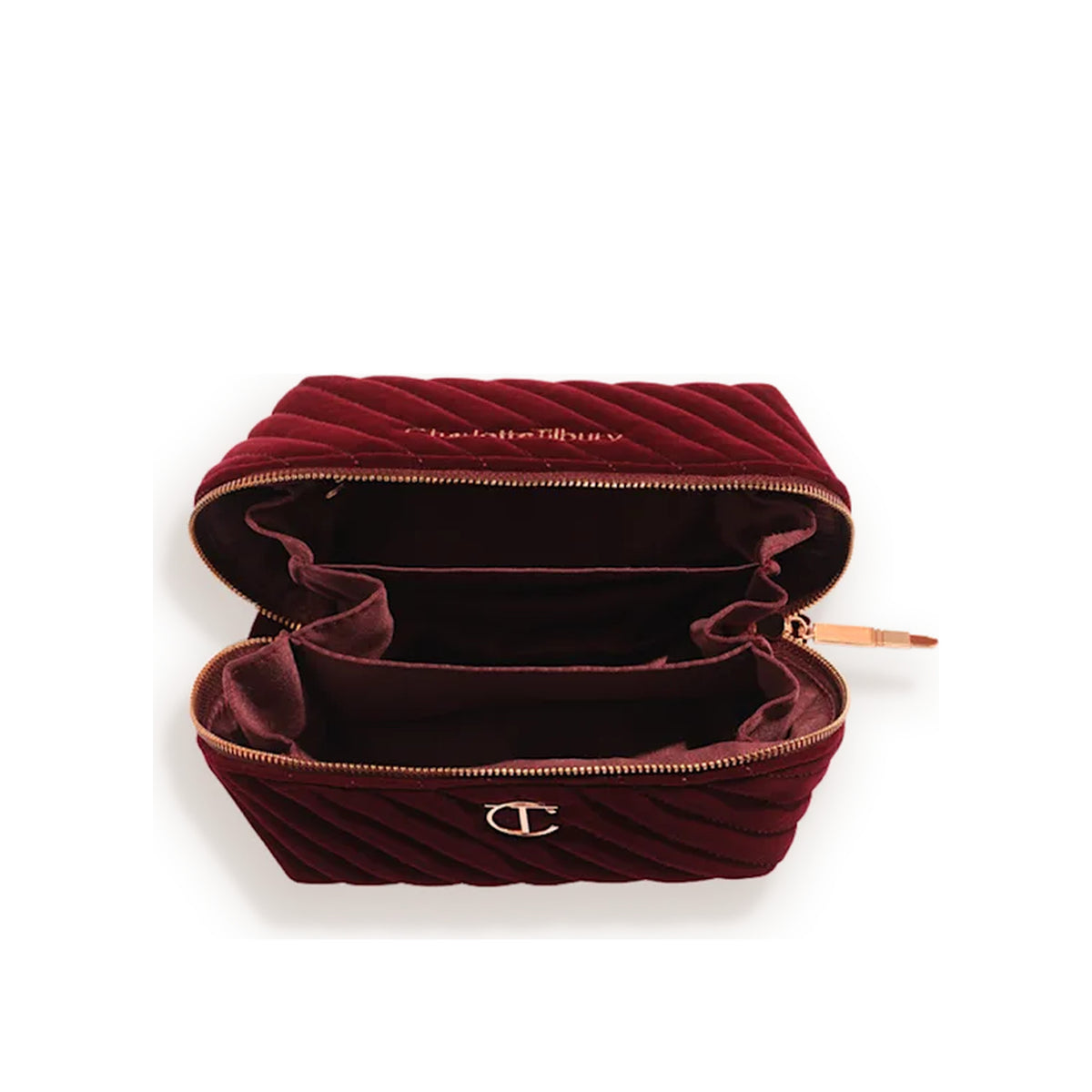 Charlotte Tilbury Burgendy Makeup Bag of Dreams Medium