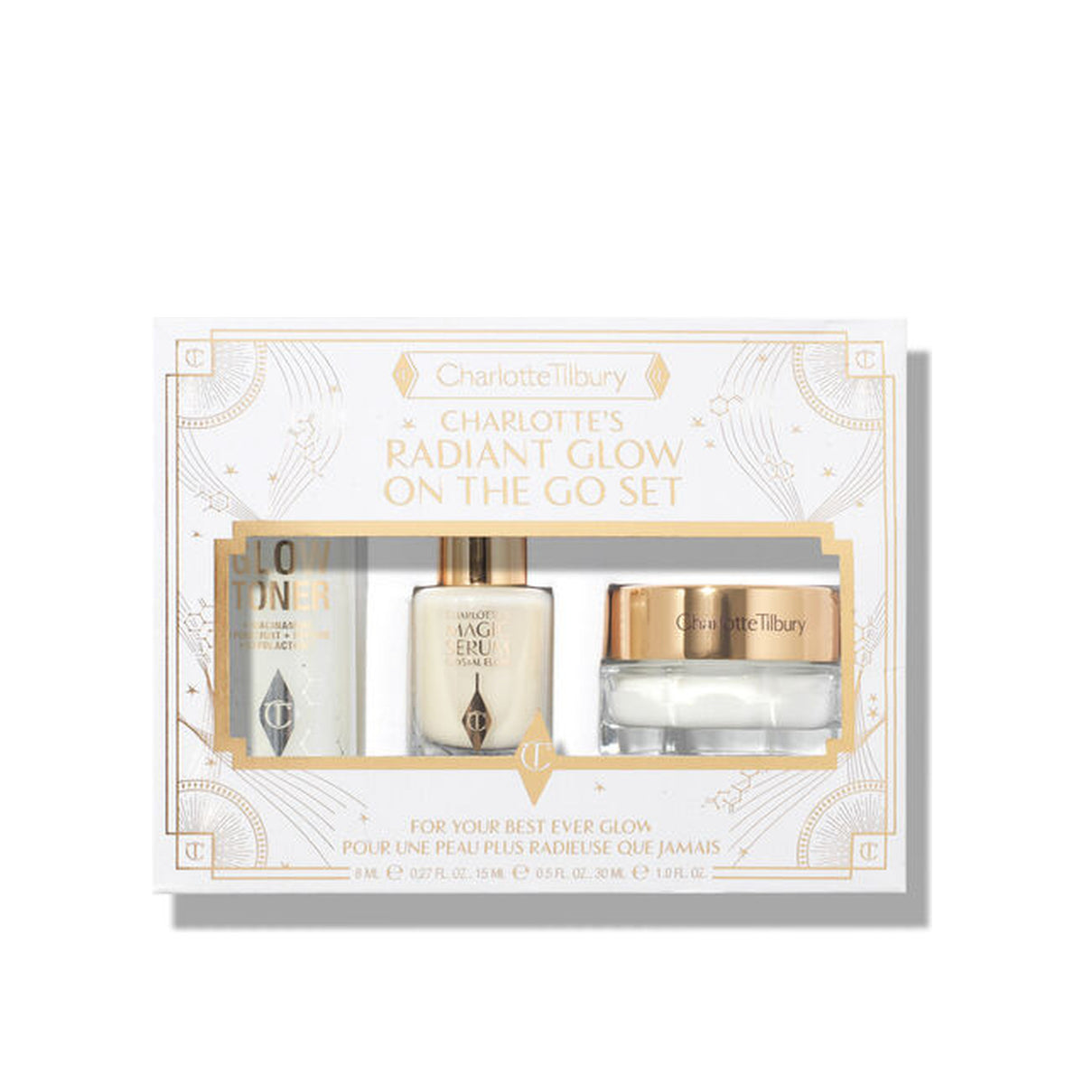 CHARLOTTE TILBURY Charlottes Radiant Glow on the Go Set