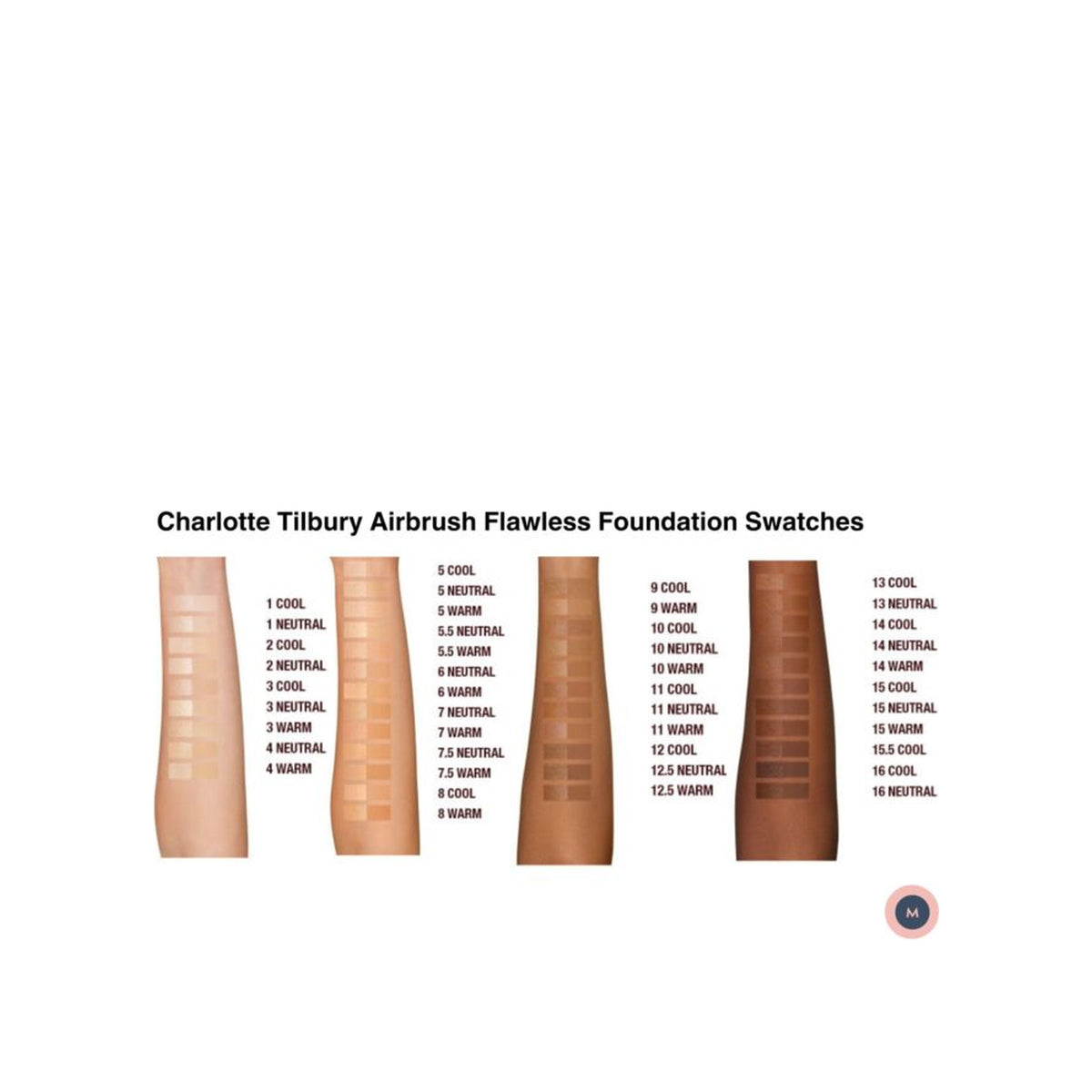 CHARLOTTE TILBURY Charlotte Tilbury Flawless Foundation — 1 Cool — view 4