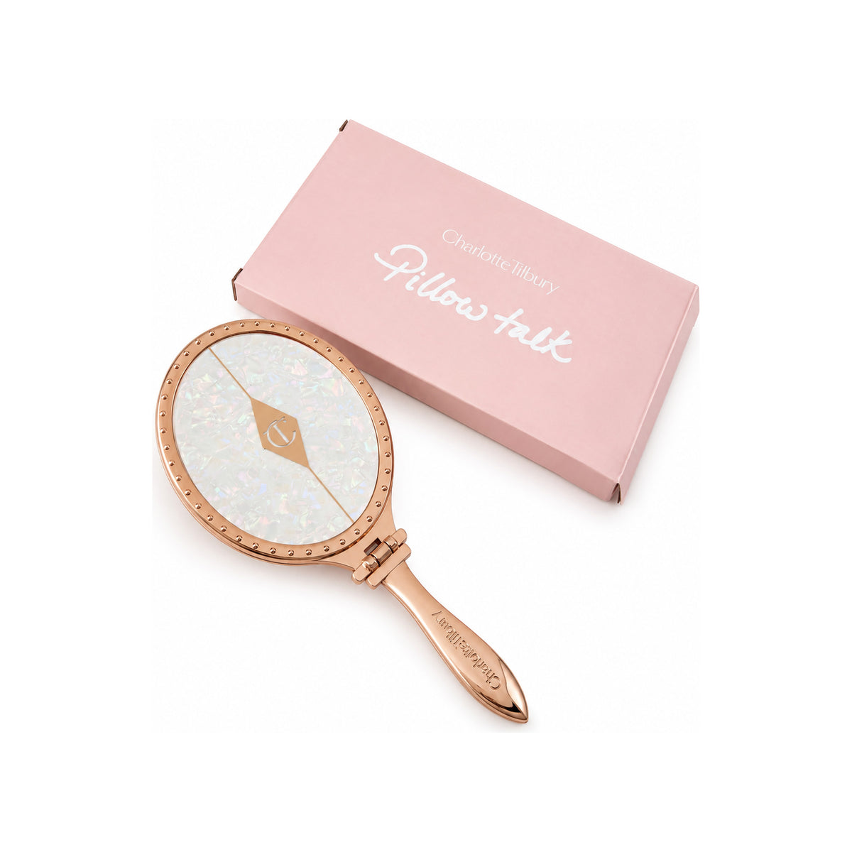 CHARLOTTE TILBURY Charlotte Tilbury Hand Mirror Foldable Its Giving a Princess Vibes