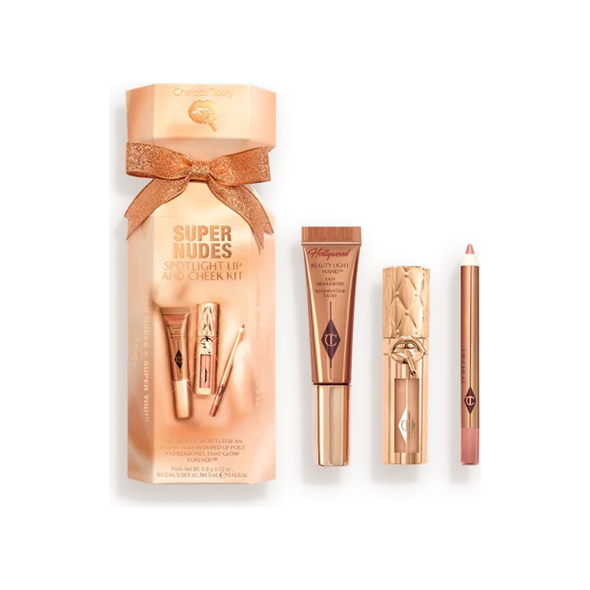 CHARLOTTE TILBURY Charlotte Tilbury Super Nudes Spotlight Lip and Cheek Kit Lip & Cheek Kit