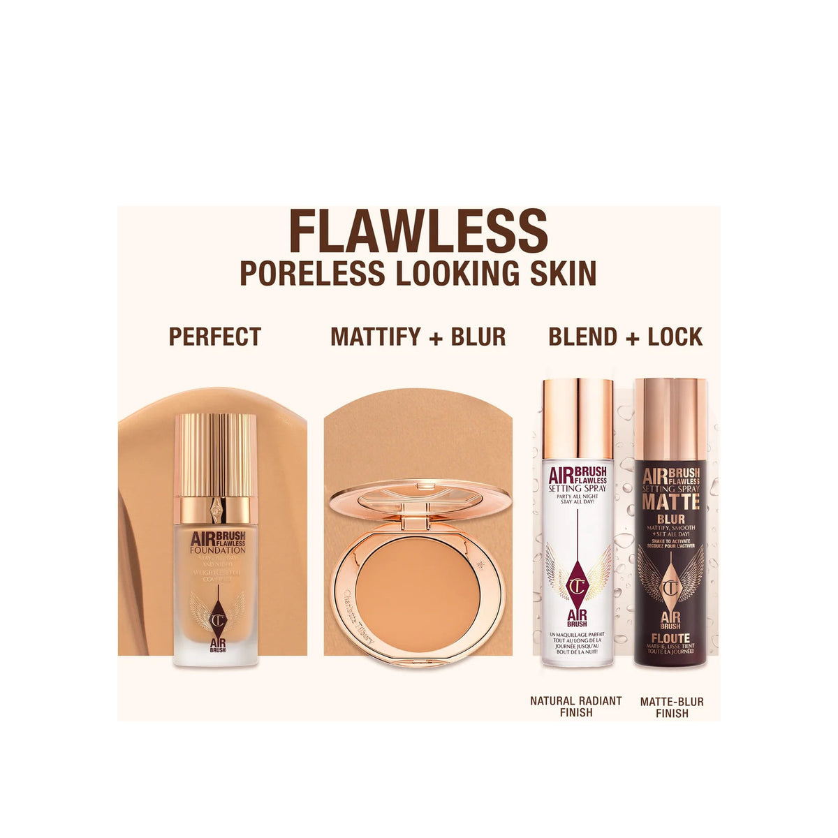 CHARLOTTE TILBURY Charlotte Tilbury Stays All Day Foundation Full Coverage New — 7 Neutral — view 7