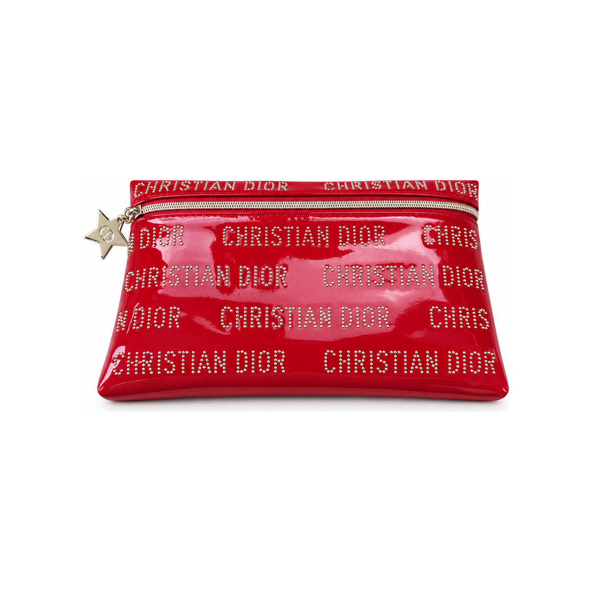 CHRISTIAN DIOR CHRISTIAN DIOR RED RHINESTONE POCHETTE