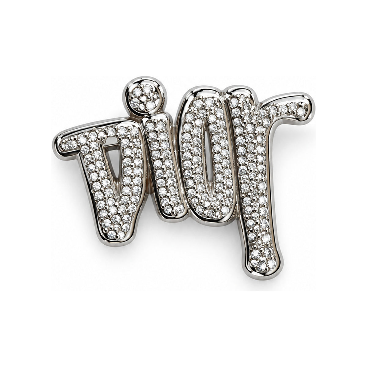 CHRISTIAN DIOR CHRISTIAN DIOR RHINESTONE DIOR CHARM