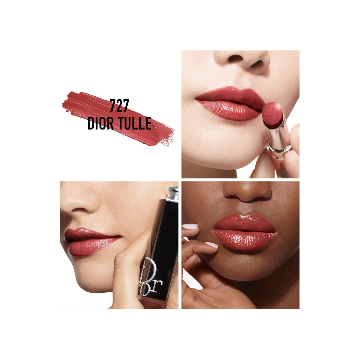 CHRISTIAN DIOR Dior Addict Shine Lipstick — 727 Dior Tule — view 2