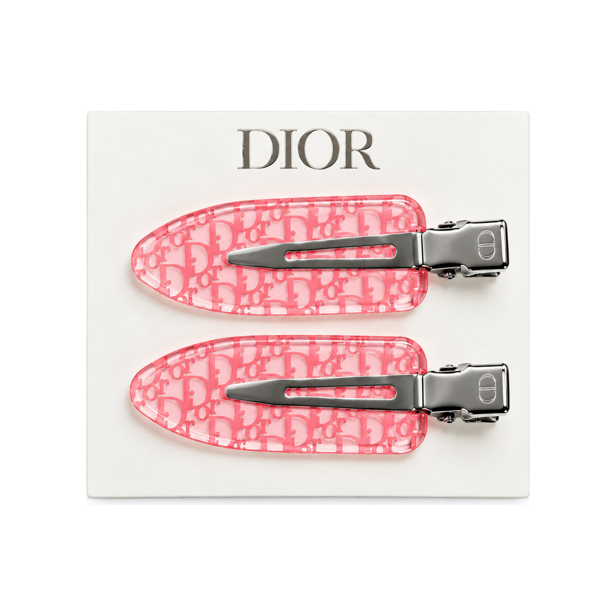 CHRISTIAN DIOR Pink Hair Clips