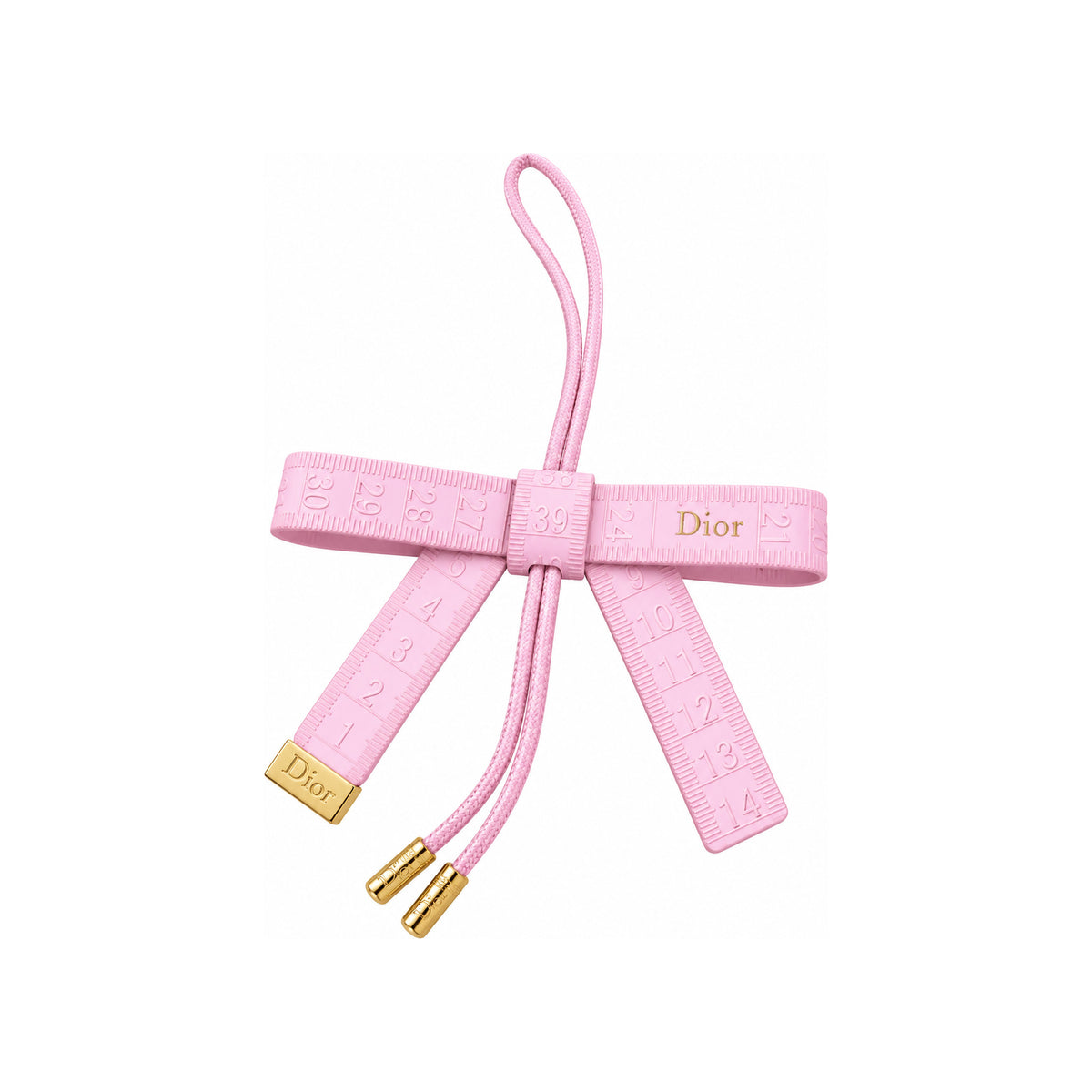 CHRISTIAN DIOR CHRISTIAN DIOR PINK MEASURING TAPE BOW BAG ACCESORIES