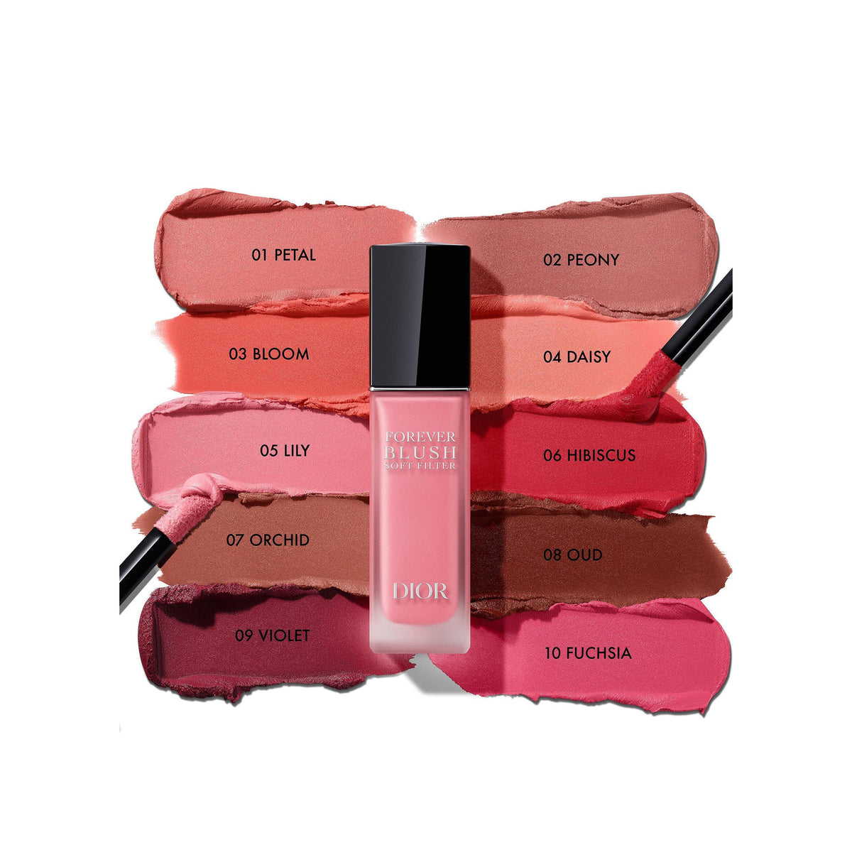 CHRISTIAN DIOR Christian Dior Rosy Glow for Ever Blush Soft Filter — 06-hibiscus — view 2
