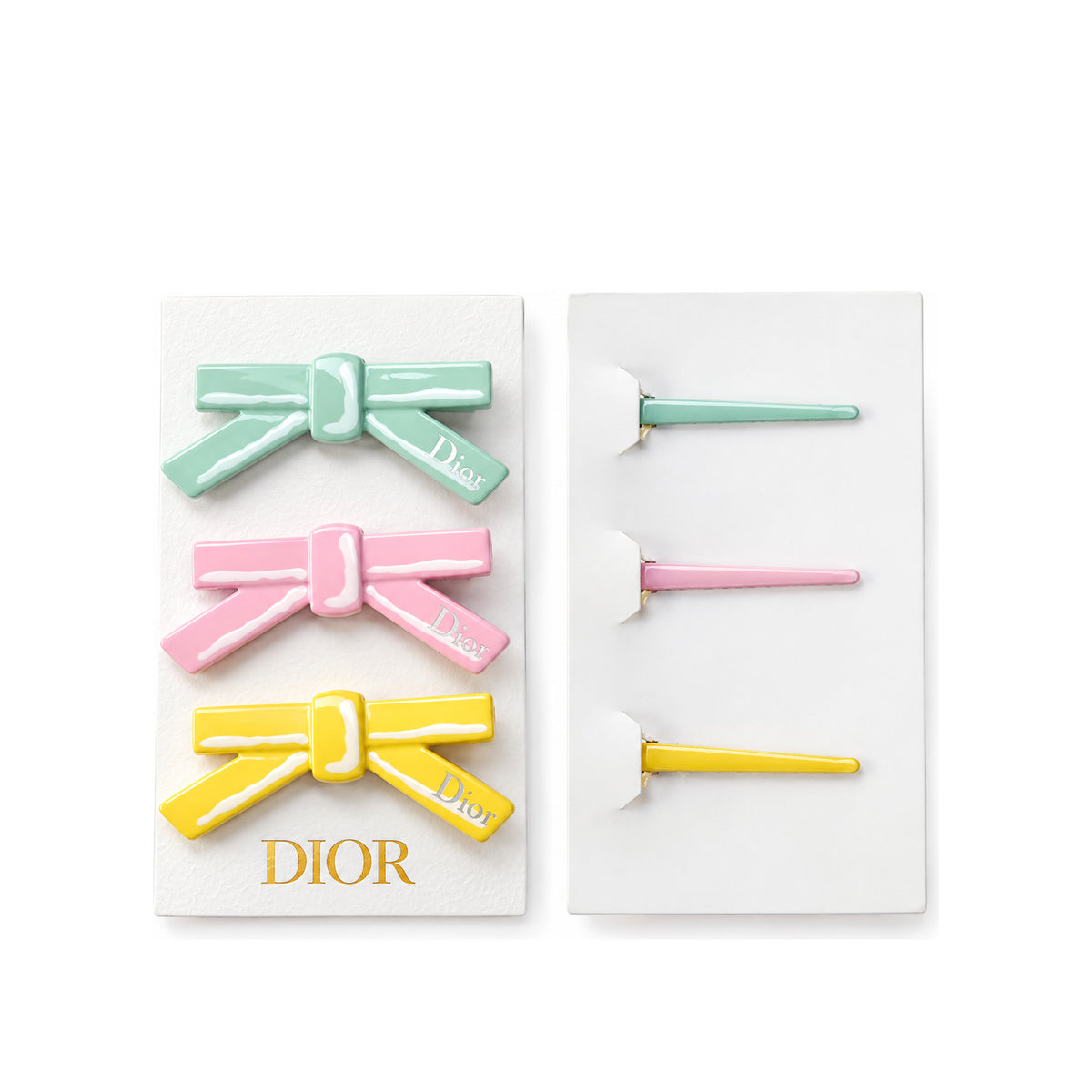 CHRISTIAN DIOR Bow Hair Clip Dior Setof 3pieces — view 2
