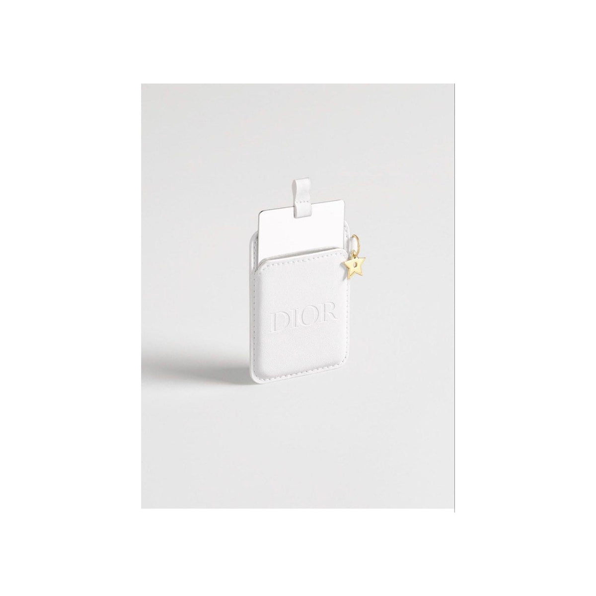 CHRISTIAN DIOR Phone Accesories White Leather with Mirror — view 2