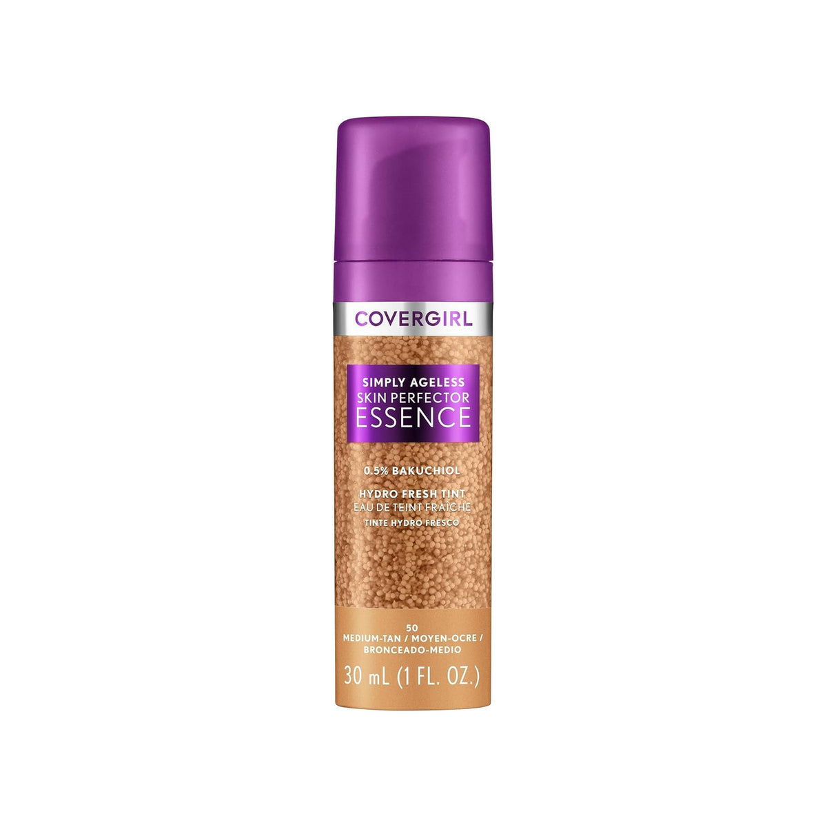 COVER GIRL Girl Simply Ageless Skin Perfector Essence Foundation — 50 Medium Tan