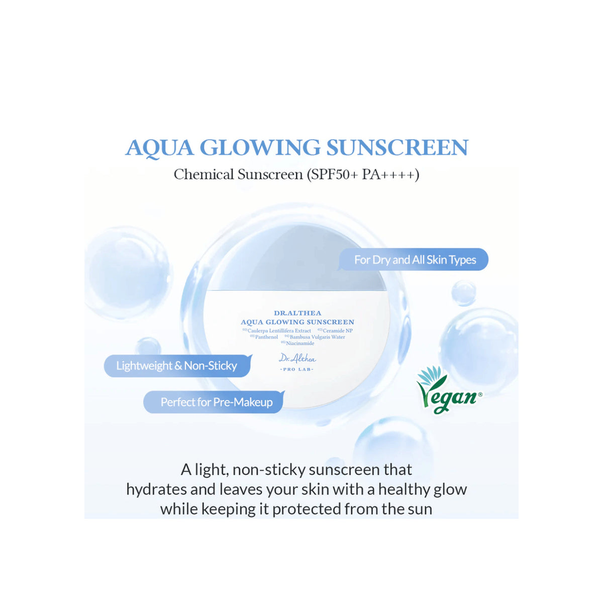 DR.ALTHEA Dr.Althea Aqua Glowing Sunscreen SPF 50 — view 2