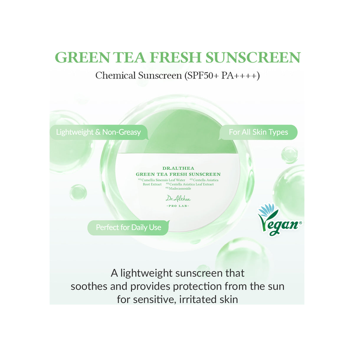 DR.ALTHEA Dr.Althea Green Tea Fresh Sunscreen — view 2