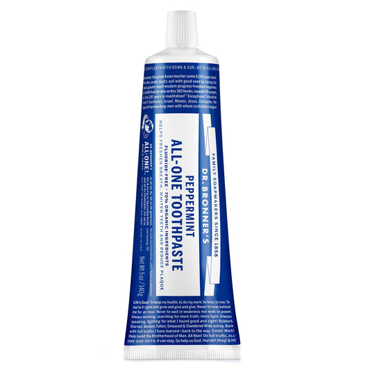 DR.BRONNER'S PEPPERMINT ALL-ONE TOOTHPASTE