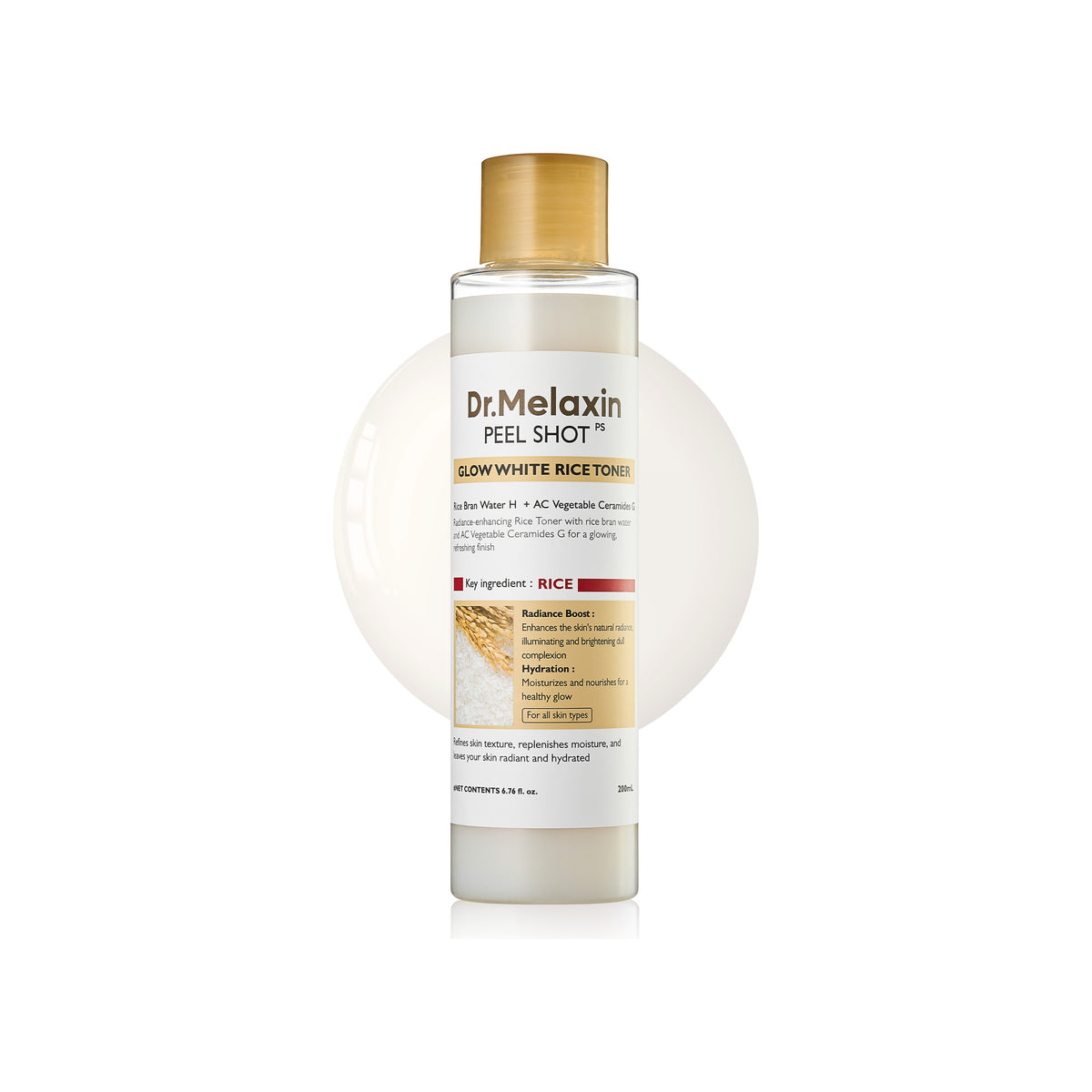 DR.MELAXIN Dr.Melaxin Peel Shot Glow White Rice Toner