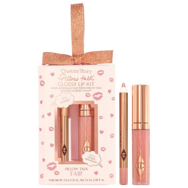 CHARLOTTE TILBURY PILLOW TALK GLOSSY LIP KIT PILLOW TALK ORIGINAL