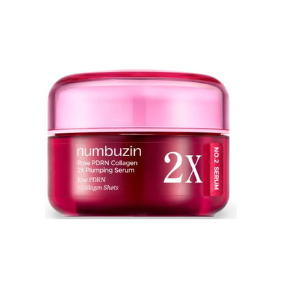 NUMBUZIN ROSE PDRN COLLAGEN 2X PLUMPING SERUM + COLLAGEN SHOTS