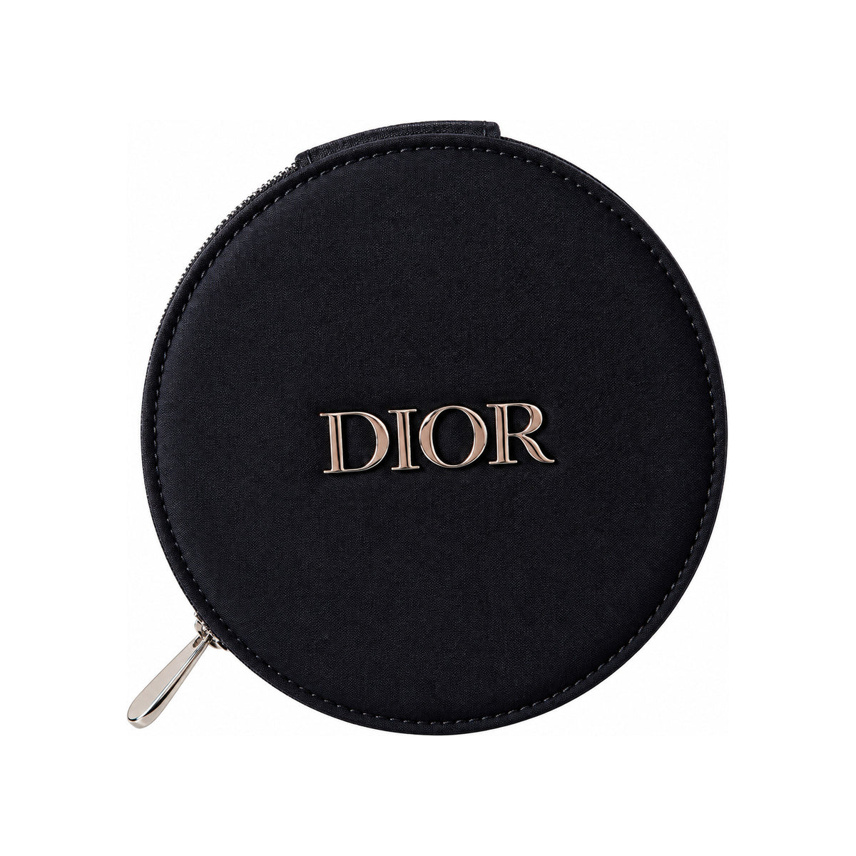 CHRISTIAN DIOR Round Beauty Case with Built in Mirror