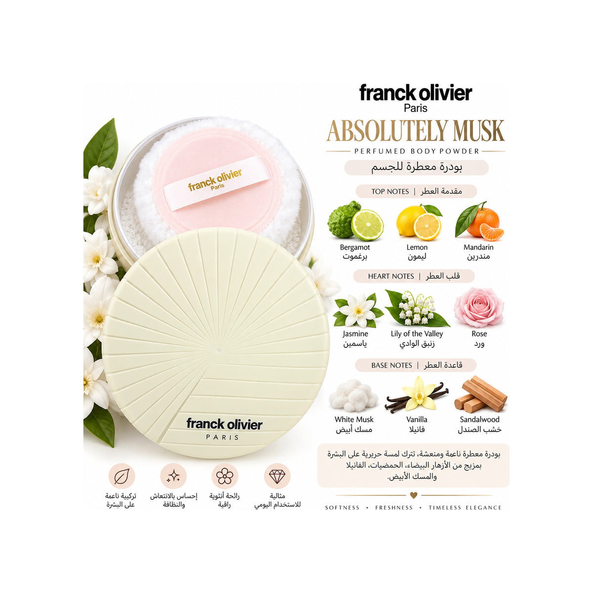 FRANCK OLIVIER Franck Olivier Perfumed Body Powder — view 2