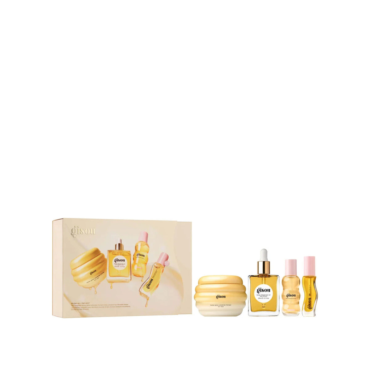 GISOU Gisou Glow All the Way Hair and Lip Gift Set