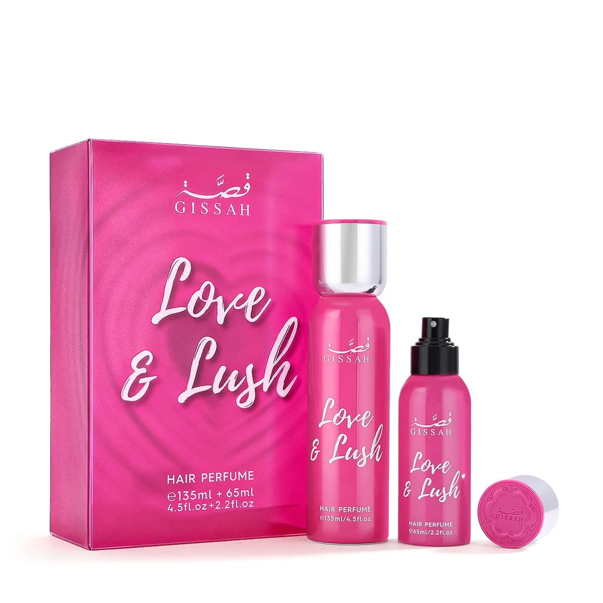 GISSAH A STORY OF A SET OF LOVE & LUSH HAIR PERFUME - TWO PIECES