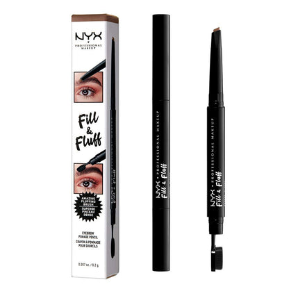 NYX PROFESSIONAL MAKEUP Fill & Fluff Pomade Eyebrow Pencil (ash brown)