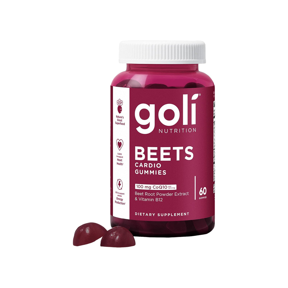 GOLI NUTRITION Goli Nutrition Beets Cardio Gummies Beet Root Powder Extract & Vitamin B 12