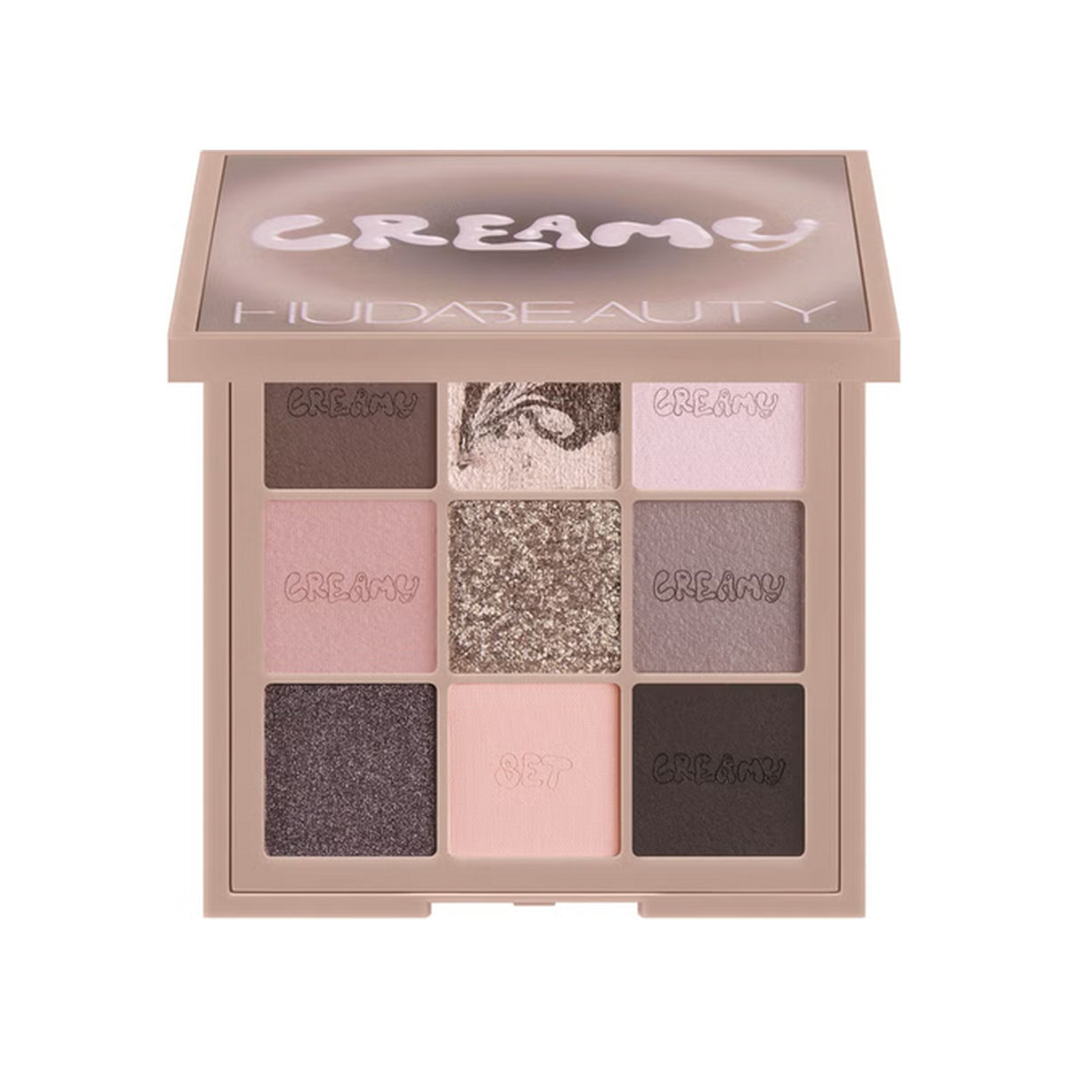 HUDA BEAUTY Huda Beauty Creamy Obsessions Eyeshadow Palette — Greige Creamy Obsessions