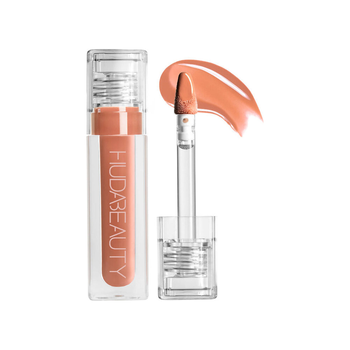 HUDA BEAUTY Faux Filler Extra Shine Lip Gloss — Honey