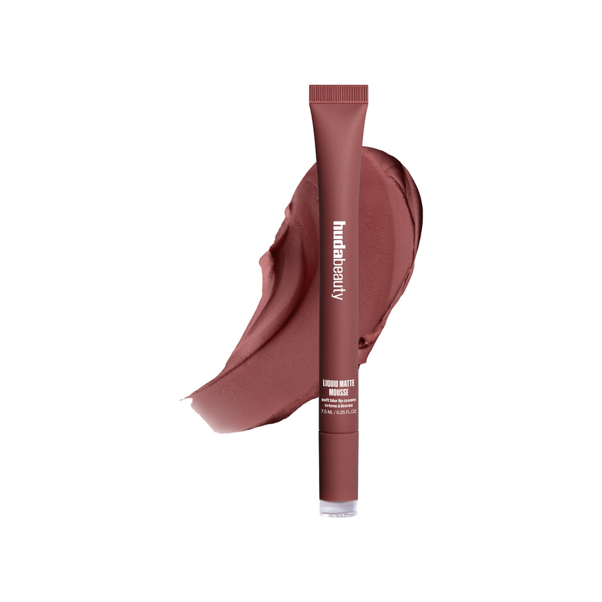HUDA BEAUTY HUDA BEAUTY LIQUID MATTE MOOUSSE SOFT BLUR LIP CREAM (berry brown)