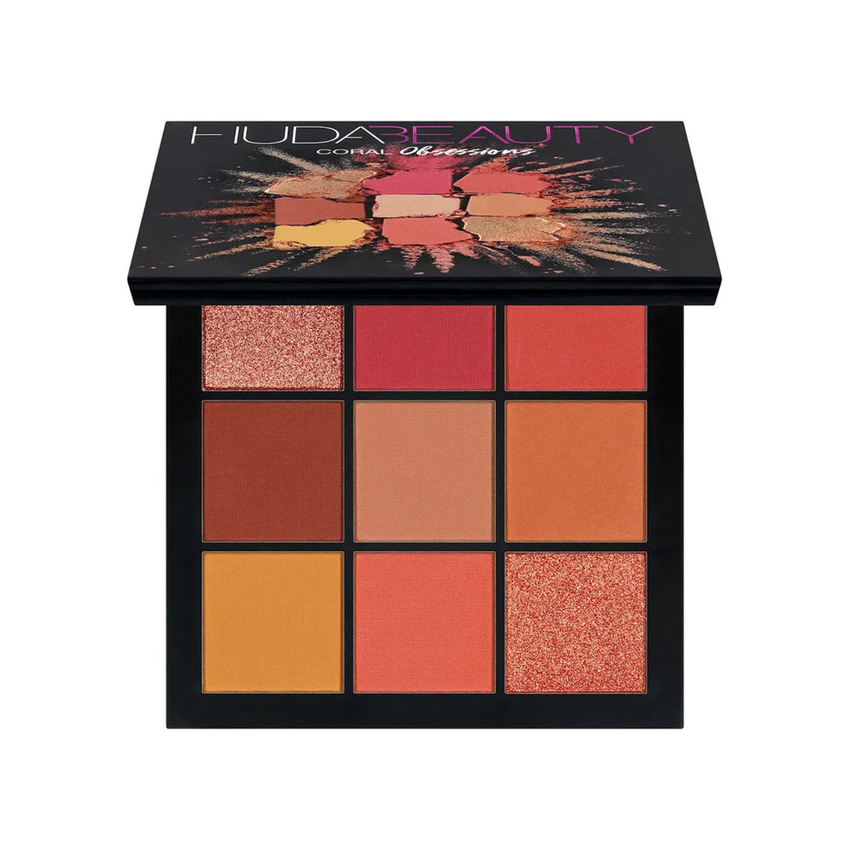 HUDA BEAUTY Mini Obsessions Eyeshadow Palette — Coral