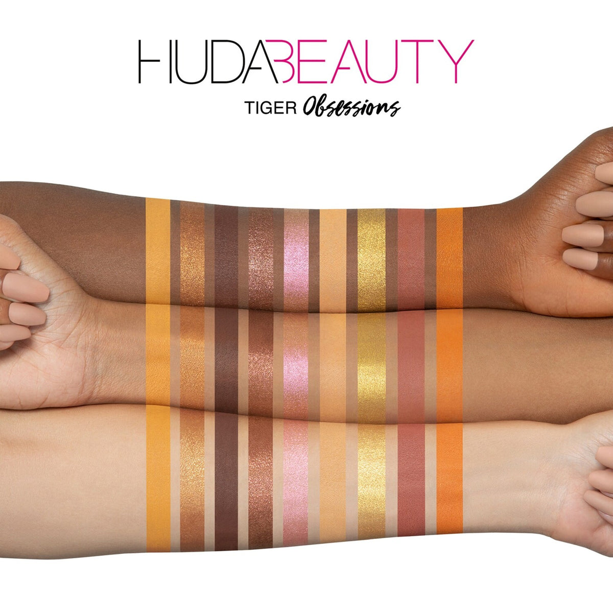 HUDA BEAUTY MINI OBSESSIONS EYESHADOW PALETTE (TIGER WILD LUMAR)