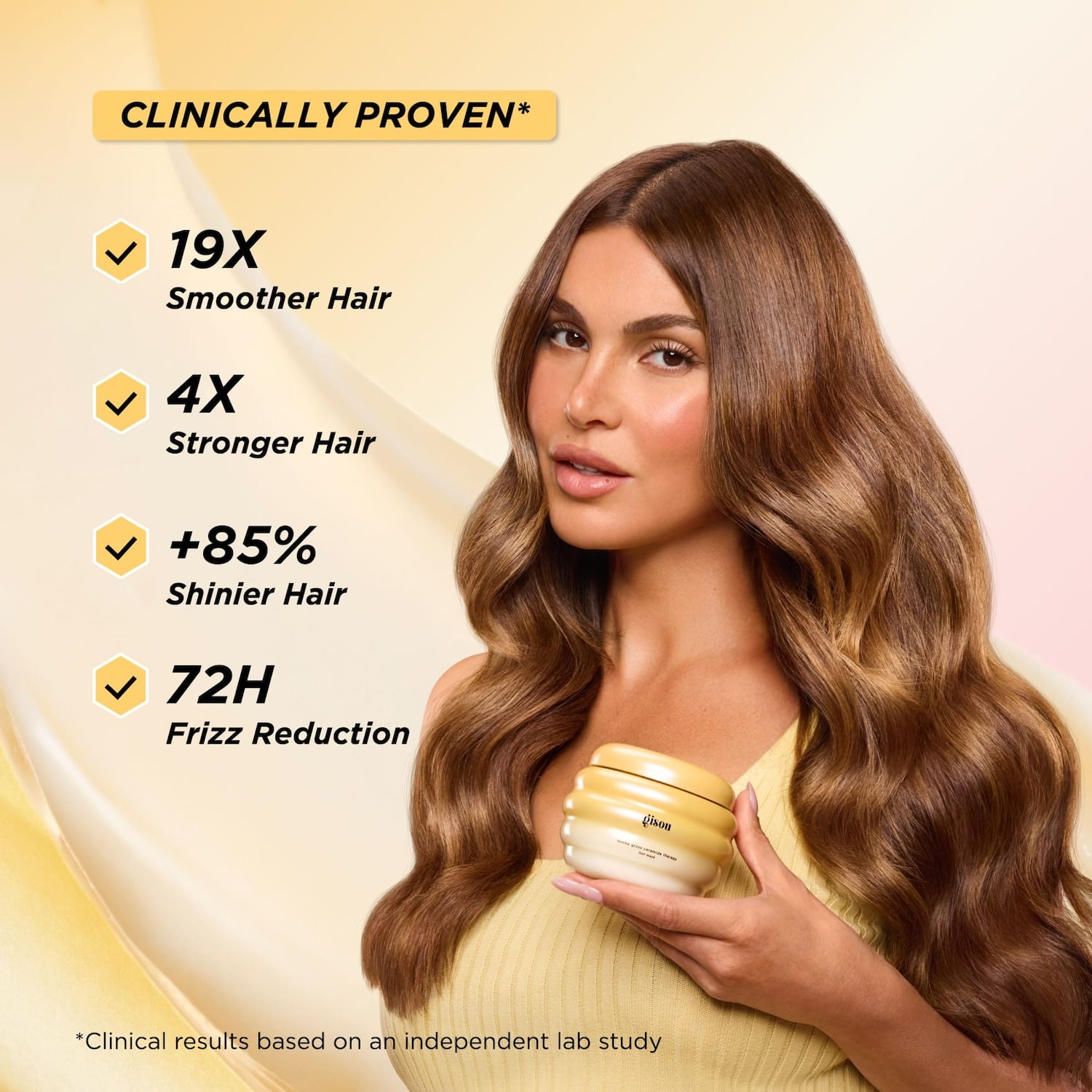 Gisou  Honey Gloss Ceramide Therapy Hydrating Hair Mask