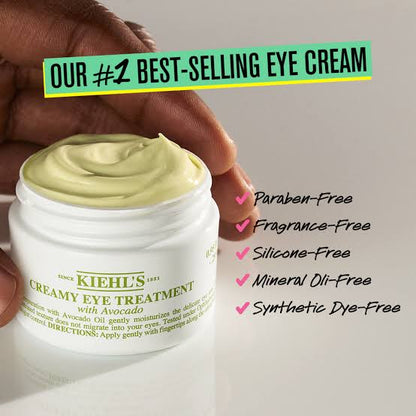 Kiehl's Since 1851  Avocado Eye Cream for Brightening & Depuffing