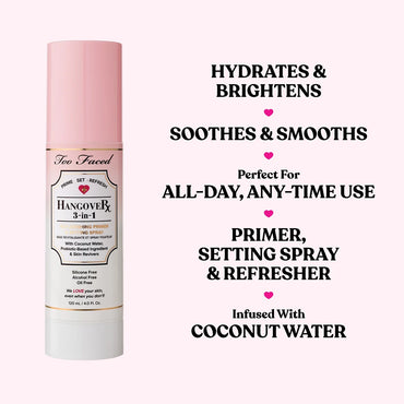 TOO FACED PRIMER SET REFRESH REPLENISHEMENT PRIMER &SETTING SPRAY