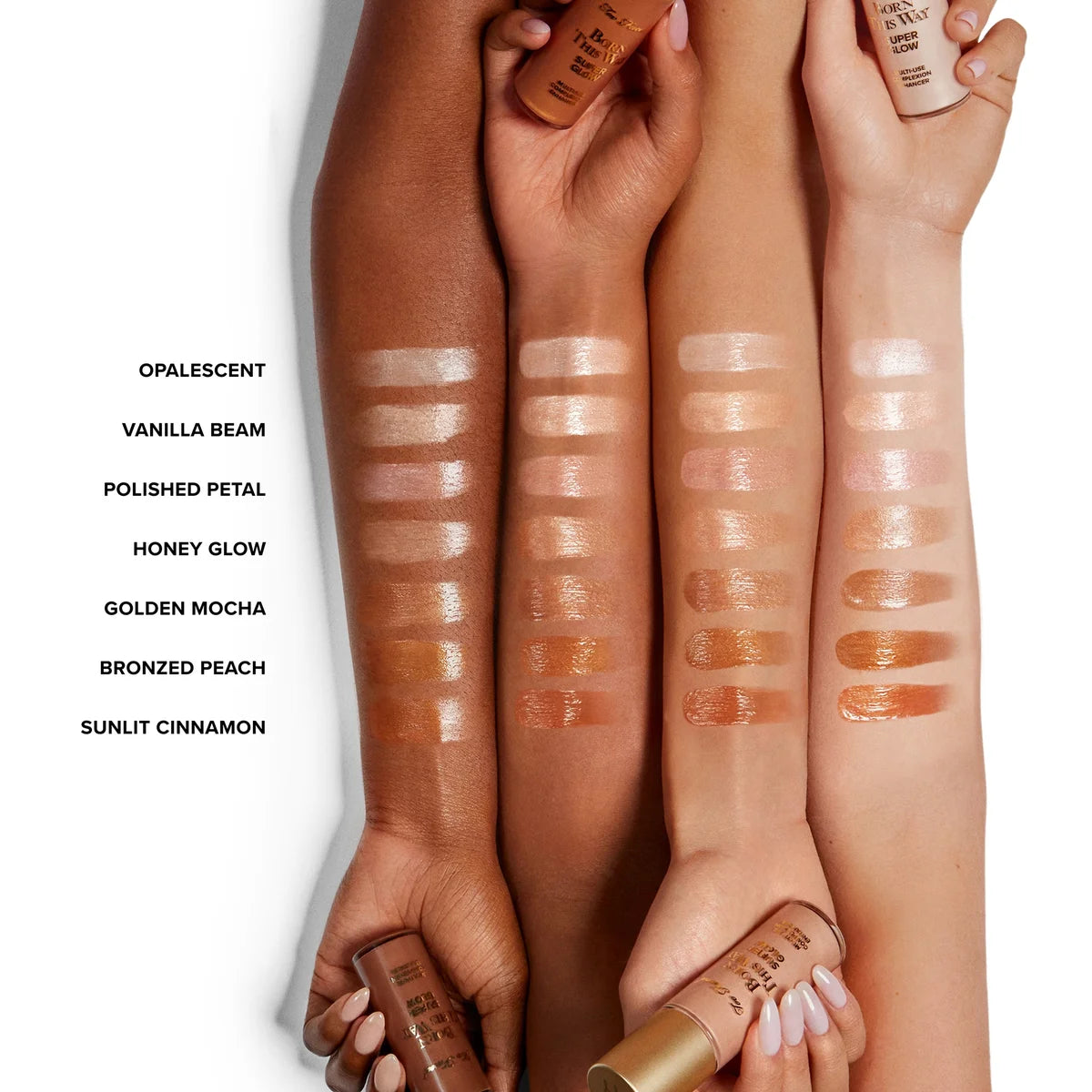 TOO FACEDBORN THIS WAY SUPER GLOW MULTI USE COMPLEXION ENHANCER (POLISHED PETAL)