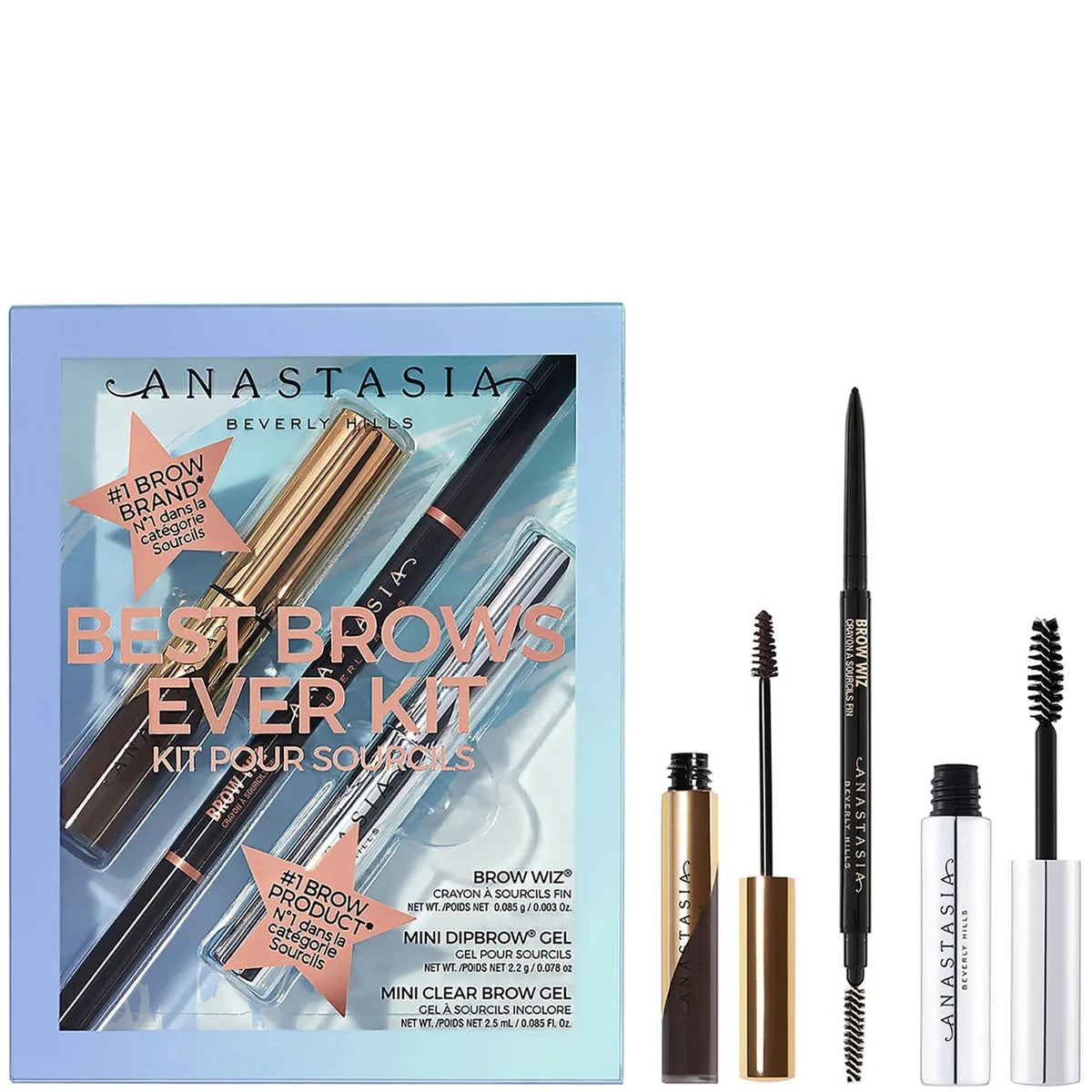 ANASTASIA BEVERLY HILLS BEST BRIWS EVER KIT ( EBONY)